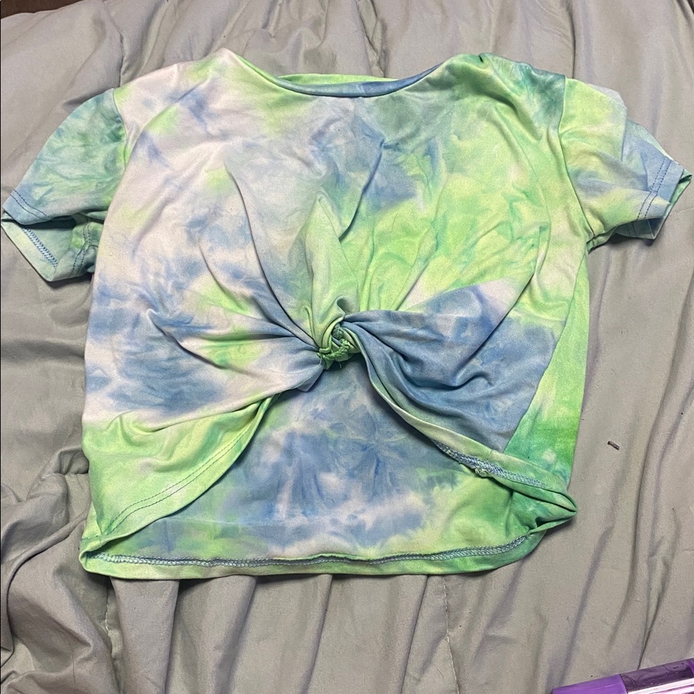 Tie-Dye Knotted T-Shirt